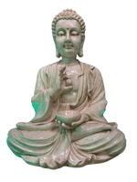 Buddha Gigante Anticato Beige - Notaro Manufatti