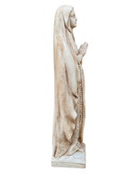 Madonna Lourdes 80 cm Anticata Marrone - Notaro Manufatti