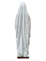 Madonna di Lourdes in Cemento 80 cm – Lavorazione Artigianale a Colori - Notaro Manufatti