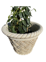 Vaso Renazzo Tondo Grande Anticato Beige - Notaro Manufatti