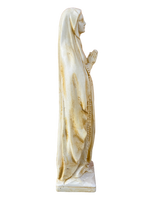 Madonna Lourdes 80 cm Anticata Gialla - Notaro Manufatti