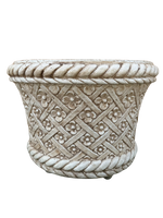 Vaso Stellina Anticato Marrone - Notaro Manufatti