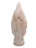 Madonna Immacolata Miracolosa in Cemento H47 Anticata Marrone - Notaro Manufatti