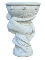 Porta Vaso Amore e Psiche - Bianco - Notaro Manufatti