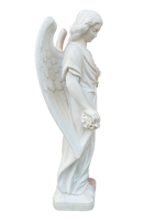 Angelo con Fiori - Bianco - Notaro Manufatti