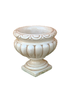 Vaso Ciano Anticato Beige - Notaro Manufatti