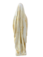 Madonna Lourdes 80 cm Anticata Gialla - Notaro Manufatti