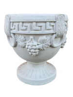 Vaso Bacco In Cemento - Bianco - Notaro Manufatti