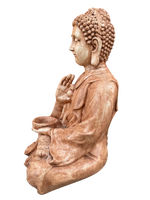 Buddha Gigante Anticato Marrone - Notaro Manufatti