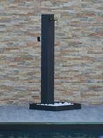 Fontana a Colonna Modern - Antracite - Notaro Manufatti