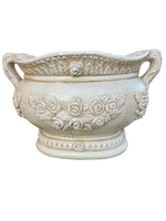 Vaso Sofi' Ovale Anticato Beige - Notaro Manufatti