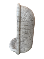 Nicchia o Cupola Modello Conchiglia Anticata Grigia - Notaro Manufatti