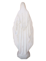 Madonna Immacolata Miracolosa in cemento H75 - Bianco - Notaro Manufatti