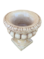 Vaso Ciano Anticato Marrone - Notaro Manufatti