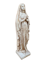 Madonna Lourdes 80 cm Anticata Marrone - Notaro Manufatti
