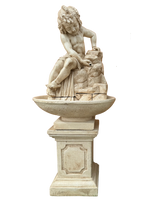 Fontana Ekinops con base Vinci Anticata Beige - Notaro Manufatti