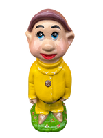 Biancaneve e i Sette Nani – Set Artigianale Grande in Cemento Dipinto a Mano - Notaro Manufatti