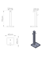 Fontana a Colonna Modern - Antracite - Notaro Manufatti