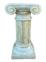 Colonna Capitello Arosio Pitturato Bianco madreperla con sfumature dorate - Notaro Manufatti