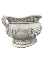 Vaso Sofi' Ovale Anticato Grigio - Notaro Manufatti