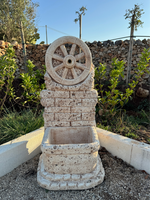 Fontana Ruota Anticato Beige - Notaro Manufatti