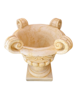 Vaso Quattro Punti Anticato Giallo - Notaro Manufatti