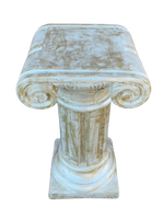 Colonna Capitello Arosio Pitturato Bianco madreperla con sfumature dorate - Notaro Manufatti