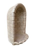 Nicchia o Cupola Modello Conchiglia Anticata Beige - Notaro Manufatti