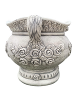 Vaso Sofi' Ovale Anticato Grigio - Notaro Manufatti