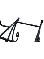 Pila Austri – Lavandino Rustico in Effetto Pietra con Struttura in Ferro Battuto - Notaro Manufatti