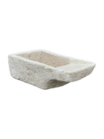 Pila Austri- Lavandino Rustico Colore Beige Naturale - Notaro Manufatti