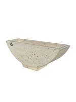 Vaso Barchetta in Effetto Travertino - Notaro Manufatti