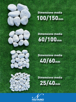 Ciottoli in Bianco Carrara: Eleganza e Versatilità per i Tuoi Spazi - Notaro Manufatti