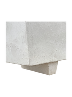 NatureLine 100 in Cemento Bianco - Vaso Rettangolare in Cemento: Eleganza e Robustezza per i Tuoi Spazi Verdi - Notaro Manufatti