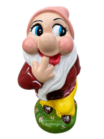 Biancaneve con Sette Nani Picherri Dipinta - Notaro Manufatti