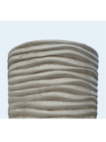 Vaso Onda Tondo Anticato Beige - Notaro Manufatti