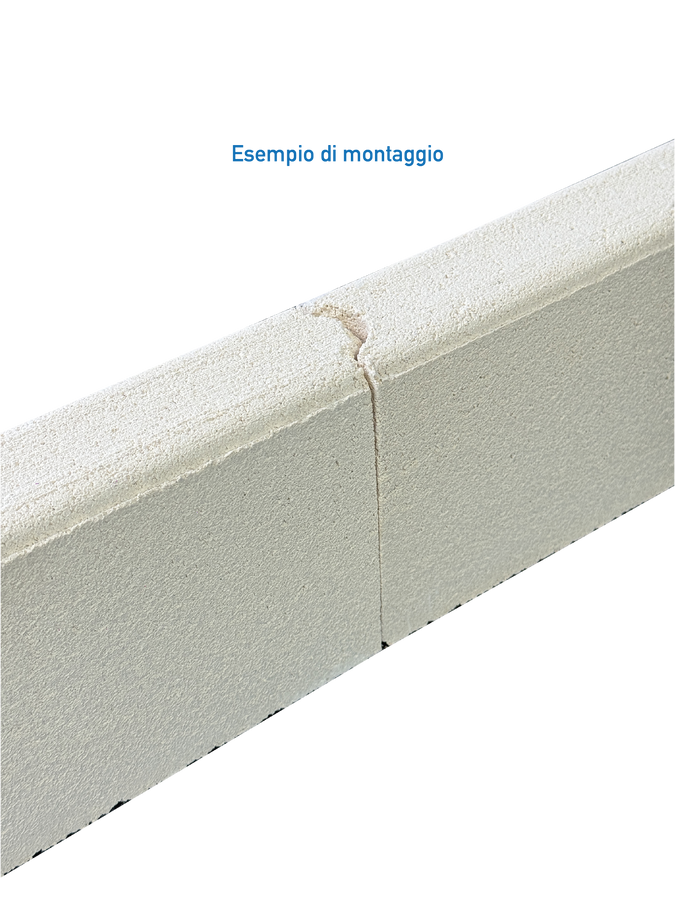 Cordoletto Mani in Cemento per Aiuole e Marciapiedi - Bianco