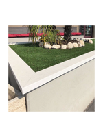 Coprimuro Moderno in Cemento Levigato con Gocciolatoio - Notaro Manufatti