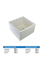 Lavandino Levigato in Graniglia Moderno Squadrato - Notaro Manufatti