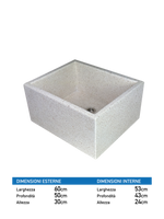 Lavandino Levigato in Graniglia Moderno Squadrato - Notaro Manufatti