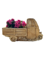 Ape Piaggio Porta Vaso Anticato Giallo - Notaro Manufatti