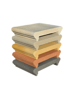 Coprimuro Classico con Toro in Cemento con Gocciolatoio - Notaro Manufatti