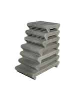 Coprimuro Classico con Toro in Cemento con Gocciolatoio - Notaro Manufatti