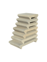 Coprimuro Classico con Toro in Cemento con Gocciolatoio - Notaro Manufatti