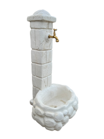 Fontana a Colonna Sasso - Bianca - Notaro Manufatti