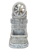 Fontana Ruota Anticato Grigio - Notaro Manufatti