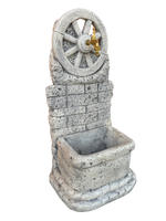 Fontana Ruota Anticato Grigio - Notaro Manufatti