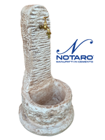Fontana a Colonna Elodie Anticato Marrone - Notaro Manufatti