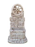 Fontana Ruota Anticato Marrone - Notaro Manufatti