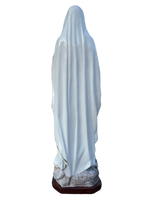 Madonna di Lourdes in Cemento H105 - Lavorazione Artigianale a Colori - Notaro Manufatti